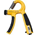 PRO365 Adjustable Hand Gripper with Counter (5–60Kg) | Grip Strength Trainer for Fingers, Wrist &amp; Forearm | ABS Material | Non-Slip Handle | Portable Hand Exerciser | 1 Year Brand Warranty