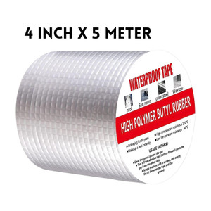 pro99s alluminium leakage repair waterproof tape for pipe roof water solution manual aluminium foil adhesive sealing butyl rubber tape 4 inch x 5 meter manual