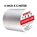 PRO99S Alluminium Leakage Repair Waterproof Tape For Pipe Roof Water Solution Manual Aluminium Foil Adhesive Sealing butyl rubber tape 4 inch x 5 meter (Manual)