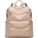 ProArch Medium 26L Backpack Purse for Women Convertible Travel Vintage PU Leather Shoulder Backpack