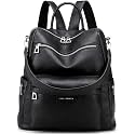 ProArch Medium 26L Backpack Purse for Women Convertible Travel Vintage PU Leather Shoulder Backpack