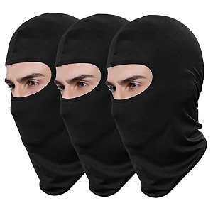 proberos 3pcs full face anti-pollution balaclava full mask breathable bandana for dust protection amp sun anti bacterial multipurpose headband for cycling skiing outdoor activities