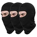 PROBEROS® 3Pcs Full Face Anti-Pollution Balaclava Full Mask, Breathable Bandana for Dust Protection & Sun Anti Bacterial Multipurpose Headband for Cycling Skiing Outdoor Activities