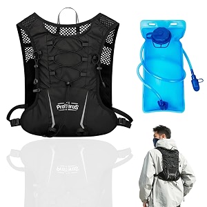 proberos 5l hydration backpack vest with 2l water bladder quick dry