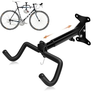 proberos cycle wall mount stand rack retractable indoor storage hanger