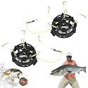 PROBEROS Fishing Hook Feeder 2pcs Automatic Flip-Up Bait Cage Rig