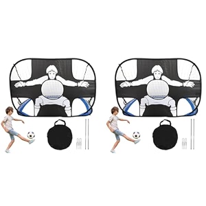 proberos football goalpost net kit portable carry bag indoor outdoor