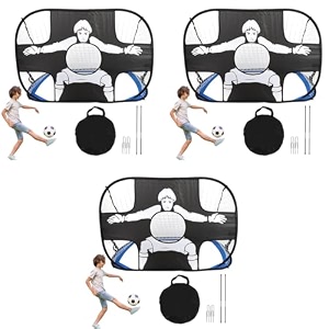 proberos football goalpost net kit portable carry bag indoor outdoor