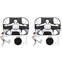PROBEROS Football Goalpost Net Kit, Portable Carry Bag Indoor Outdoor
