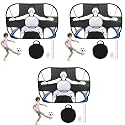 PROBEROS Football Goalpost Net Kit, Portable Carry Bag Indoor Outdoor
