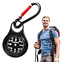Proberos® Outdoor Compass with Carabiner 1.46" Zinc Alloy Carabiner