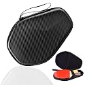 PROBEROS Table Tennis Racket Case, Waterproof Thick EVA Shell, Ball Pocket