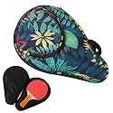 PROBEROS Table Tennis Racket Case, 19×30cm Waterproof Double-Deck Bag