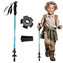 Proberos® 1 Pc Trekking Pole for Kids, 40'' Adjustable Telescopic Length, with Secure Lock & Wrist Band, 200g Lightweight Aluminum Alloy Hiking Stick Hiking, Camping, Outdoor Adventure