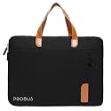 Probus 15.6 Inch Polyester Travel Laptop Sleeve Bag - Black