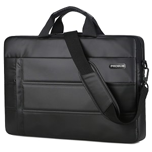 probus traveller business laptop sleeve sling bag with shoulder strap for 133156 inch laptop black 156 inch
