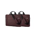 Probus Traveller Business Laptop Sleeve Sling Bag with Shoulder Strap for 13.3/15.6 inch Laptop (Brown-Pack of 2, 13.3 Inch)