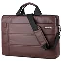 Probus Traveller Business Laptop Sleeve Sling Bag with Shoulder Strap for 13.3/15.6 inch Laptop (Brown, 15.6 Inch)