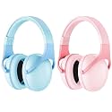 ProCase 2 Pack Noise Cancelling Headphones for Kids, Kids Ear Protection for Monster Jam Truck, Hearing Protection Noise Reduction Earmuffs for Sensory Autism Toddler Children -Pink &amp; Skyblue