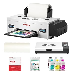 procolored a3 dtf printer transfer printing machine with white ink circulation and semi-automatic cleaning system for diy print t-shirt l1800 direct to film printer