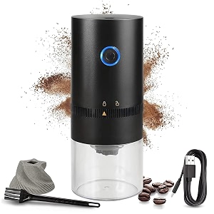 proctor silex electric coffee grinder  portable electric dry spice masala beans crusher machine for home small multifunctional grinder with conical burr for herb amp spices mill espresso