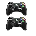 Prodico Xbox 360 Wireless Controller 2 Pack, 2.4G Wireless Controller for Xbox 360 & Slim PC Windows 7