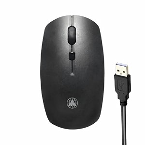 prodot usb wired mouse - ergonomic design precise tracking universal compatibility - ideal for pc mac gaming and office use matte
