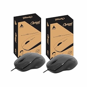 prodot high-performance wired mouse - ergonomic design precise tracking universal compatibility - ideal for pc mac gaming and office use pack of 2