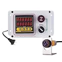 Production Line Counter, Digital Conveyor Counter, Dual-Row Display, Adjustable Sensitivity, for Production Lines, Factories, and Conveyor Belts (70cm)