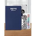 DOODLE A5 Productivity Planner Kit Undated Hard Bound|288 Pages|12 Monthly+Pocket Meal Planner+Stickers+Motivational Quote Cards+Tear Away Bookmarks|Activity Pages, Notes Pages [Productivity Pro-Blue]