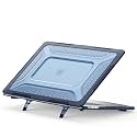 ProElite Case for MacBook Air 15 2023 2024 2025 Release M5/M4/M3 A3114 M2 A2941 with Liquid Retina Display &amp; Touch ID, Heavy Duty Honeycomb Hard Shell with Slim TPU Bumper &amp; Fold Kickstand, Dark Blue
