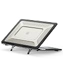 ProElite Case for MacBook Air 15 2023 2024 2025 Release M5/M4/M3 A3114 M2 A2941 with Liquid Retina Display &amp; Touch ID,Heavy Duty Honeycomb Hard Shell with Slim TPU Bumper &amp; Fold Kickstand, Black