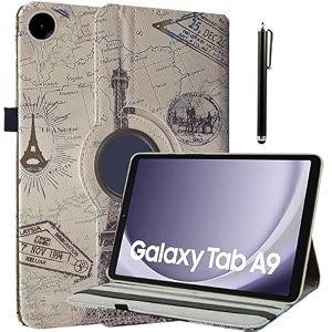 proelite cover for galaxy tab a11 87 inch a9 8734 case cover 360 rotatable smart flip case cover for galaxy tab a9a11 87 inch tablet with stylus pen eiffel