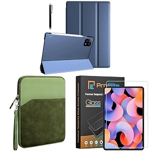 proelite cover for xiaomi mi pad 6 case cover 11 inch flip stand cover with transparent back amp stylu