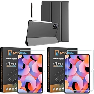 proelite cover for xiaomi mi pad 6 case cover 11 inch flip stand cover with transparent back amp stylu