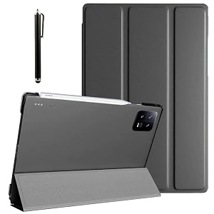 proelite cover for xiaomi mi pad 6 case cover 11 inch flip stand cover with transparent back amp stylus pen auto sleep wake support black