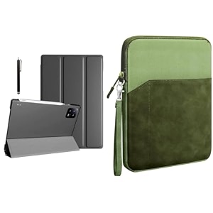 proelite cover for xiaomi mi pad 6 case cover 11 inch flip stand cover with transparent back amp stylu