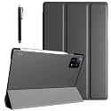 ProElite Cover for Xiaomi Mi Pad 6 Case Cover 11 inch Flip Stand Cover with Transparent Back &amp; Stylus Pen [Auto Sleep Wake Support], Black