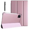 ProElite Cover for Xiaomi Mi Pad 6 Case Cover 11 inch Flip Stand Cover with Transparent Back &amp; Stylus Pen [Auto Sleep Wake Support], Rose Gold