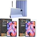 ProElite Cover for Xiaomi Mi Pad 6 Case Cover 11 inch Flip Stand Cover with Transparent Back &amp; Stylu