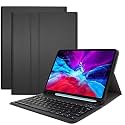 ProElite Detachable Wireless Bluetooth Keyboard flip case Cover for Samsung Galaxy tab S6 Lite 10.4 Inch 2024 SM-P610/P615 with S Pen Holder, Black