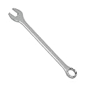 T46021 Combination Wrench, Chrome Finish, 1 1/8"