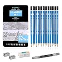 Profession Sketch Pencils 6B to 4H for Kids and Adults Drawing, Art Graphite Pencil for Artists Beginner Sketching