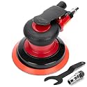 Professional 5" Dual Action Random Orbit Air Sander, Pneumatic Palm Sander, Low Vibration, Heavy Duty