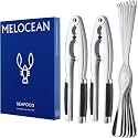 Professional 8-piece Crab Crackers and Tools Set in Gift Box