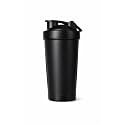 Professional Black Protein Shaker 500ml - Premium Gym Mixer Bottle with Whisk Ball - Leakproof Flip Cap, BPA-Free, Durable Portable Water Bottle for Pre-Workout and BCAAs