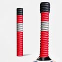 Professional Cricket Bat Handle Coil Grips with Better Shock Absorption | Soft Rubber for Better Swing | Durable Batting Grip for All Cricket Players, Pack of 1 (Red)