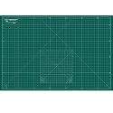 Professional Cutting Mat A3 Self-Healing 5 Layers Double Sided Durable Non-Slip PVC - Imperial - Inchs / Metric - cm/mm – 17 Inch x 11 Inch / 44cm x 29 cm – Green/Green