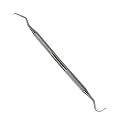 Professional Dental Tartar Scraper Tool Oral Picks to Remove Calculus from Teeth, Plaque Remover, Tooth Scraper for Oral Hygiene Care Made of Stainless Steel (EXP #23/17A)