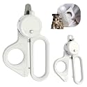 Professional Dog and Cat Nail Clippers with Lights to Illuminate Nails or Blood Lines for Safe Trimming，Sharp Stainless Steel Pet Nail Trimmers with Safety Guard to Avoid Overcutting for Small Animals